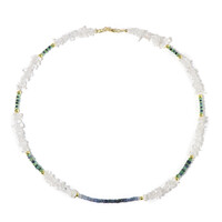 White Quartz Silver Necklace