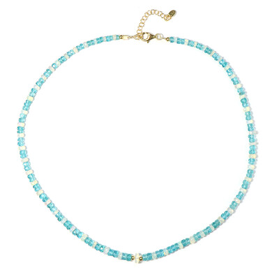 Blue Apatite Silver Necklace