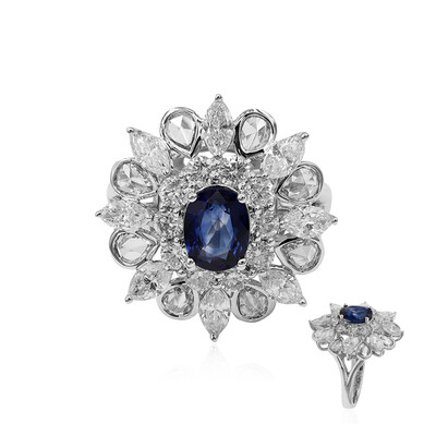 18K Ceylon Sapphire Gold Ring (CIRARI)