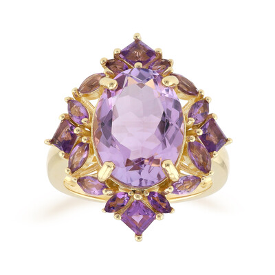 Bolivian Amethyst Silver Ring