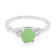 Imperial Chrysoprase Silver Ring