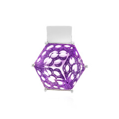 Rose de France Amethyst Silver Pendant