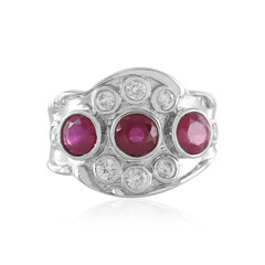 Madagascar Ruby Silver Ring (de Melo)