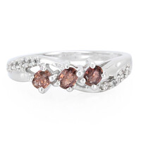 Unheated Colour Change Sapphire Silver Ring