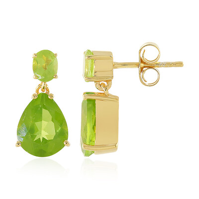 Peridot Silver Earrings