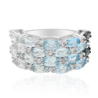 London Blue Topaz Silver Ring
