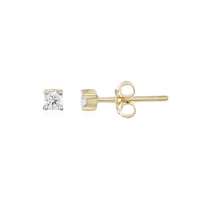 9K SI1 (I) Diamond Gold Earrings