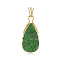 Uvarovite Silver Pendant