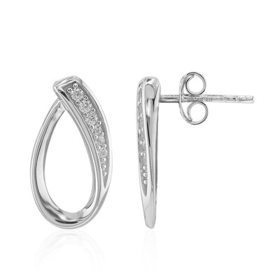 Zircon Silver Earrings