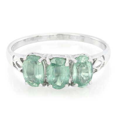 Mint Kyanite Silver Ring