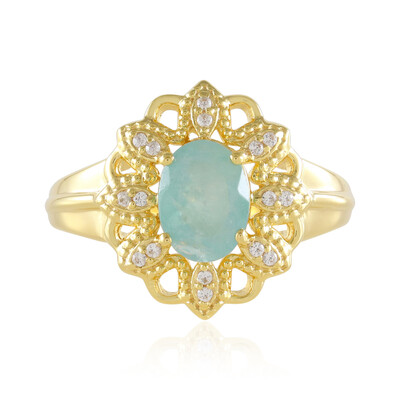 Grandidierite Silver Ring