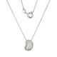 Zircon Silver Necklace (Adela Silber)
