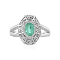 Ethiopian Emerald Silver Ring