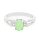 Chrysoprase Silver Ring