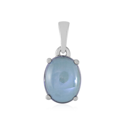 Royal Blue Topaz Silver Pendant