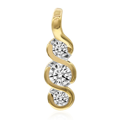 14K IF (D) Diamond Gold Pendant (Annette)
