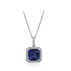 18K AAA Tanzanite Gold Necklace (CIRARI)