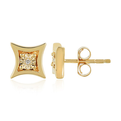 SI2 (H) Diamond Silver Earrings