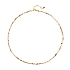 Canary Zircon Silver Necklace