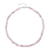Kunzite Silver Necklace