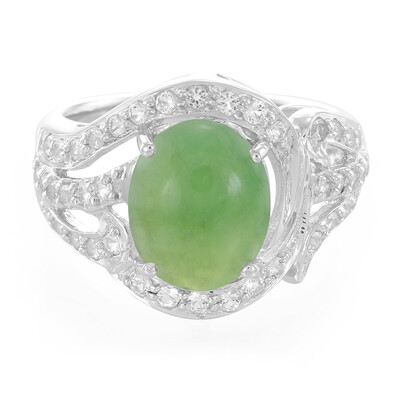 Imperial Chrysoprase Silver Ring