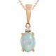 10K AAA Welo Opal Gold Necklace