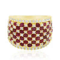 Ruby Silver Ring