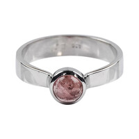 Tourmaline Silver Ring