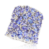 Tanzanite Silver Ring (Dallas Prince Designs)