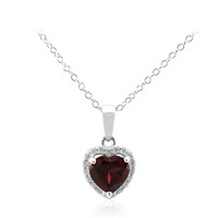 Rhodolite Silver Necklace