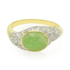 Imperial Chrysoprase Silver Ring