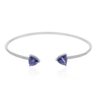 14K AAA Tanzanite Gold Bangle (CIRARI)