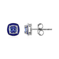 Tanzanite Silver Earrings