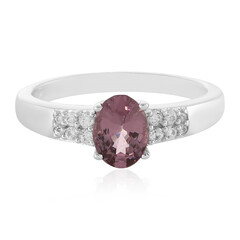 Purple Spinel Silver Ring