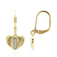 SI1 (G) Diamond Silver Earrings (Annette)
