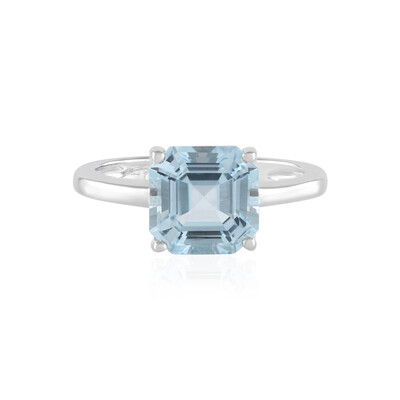 Sky Blue Topaz Silver Ring