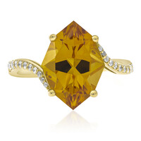 14K Citrine Gold Ring