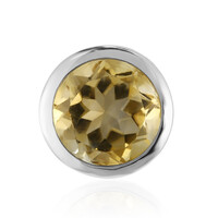 Citrine Silver Pendant