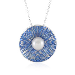 White Freshwater Pearl Silver Necklace (Adela Silber)