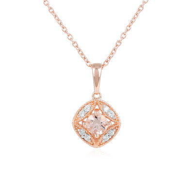 Morganite Silver Necklace