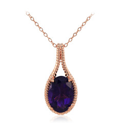 Moroccan Amethyst Silver Necklace