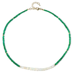 Welo Opal Silver Necklace