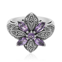 Amethyst Silver Ring
