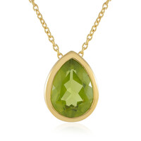 Peridot Silver Necklace