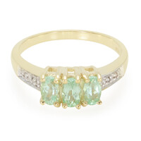 9K Brazilian Paraiba Tourmaline Gold Ring