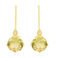 Ouro Verde Quartz Silver Earrings