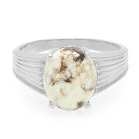 Magnesite Silver Ring