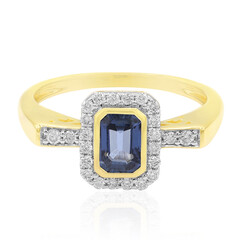 9K Ceylon Sapphire Gold Ring