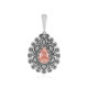 Rhodochrosite Silver Pendant (Desert Chic)