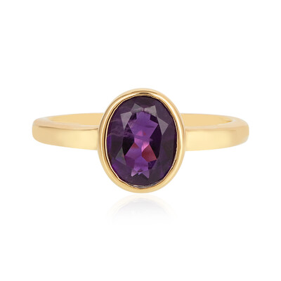 Zambian Amethyst Silver Ring